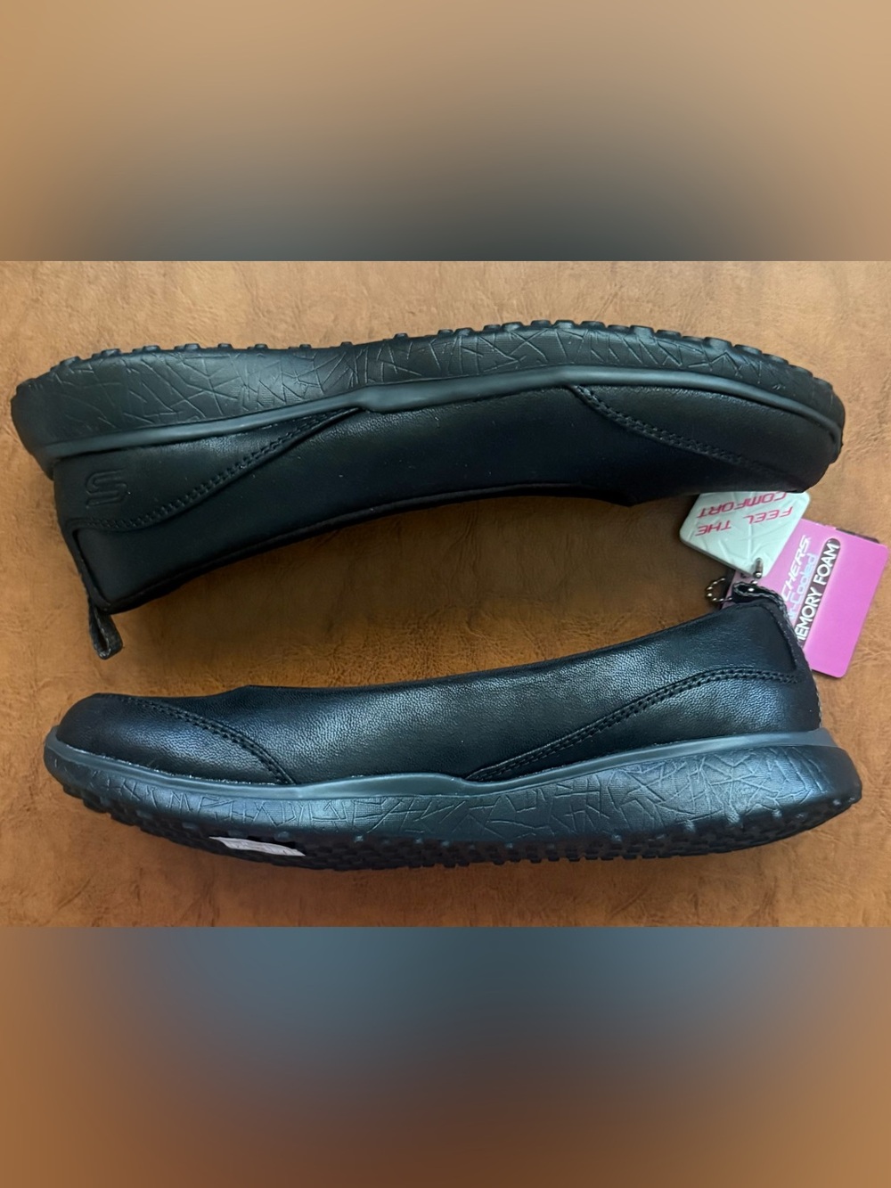 Skechers GOwalk Lite Gem Ballet Flats Black Comfort Shoes Womens Size 8 NWOB - Picture 7 of 11